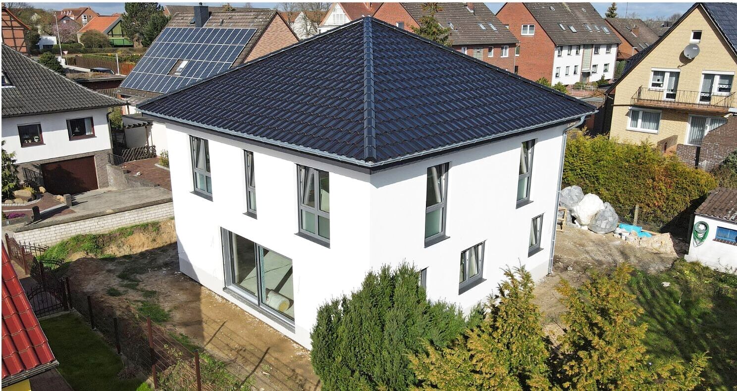 Stadtvilla des Referenzprojekts in Neustadt am Rübenberge