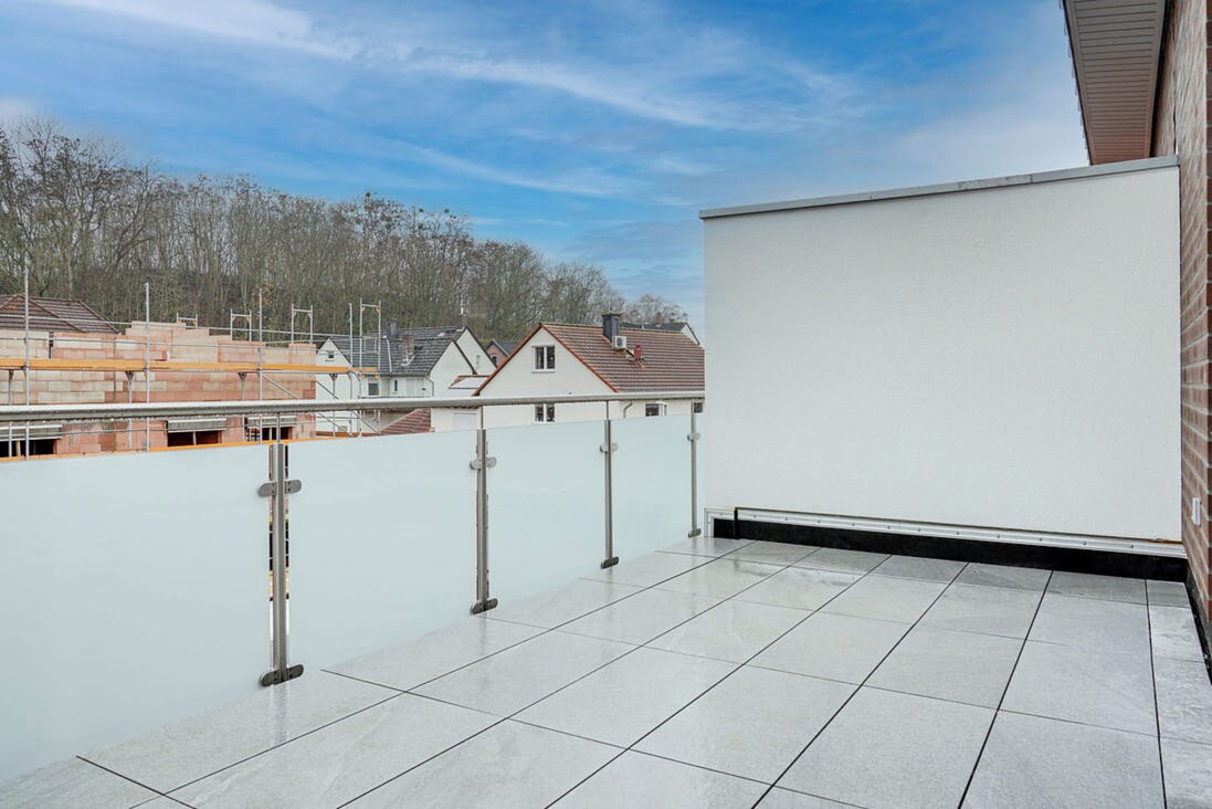 Dachterrasse eines Townhauses am Deister